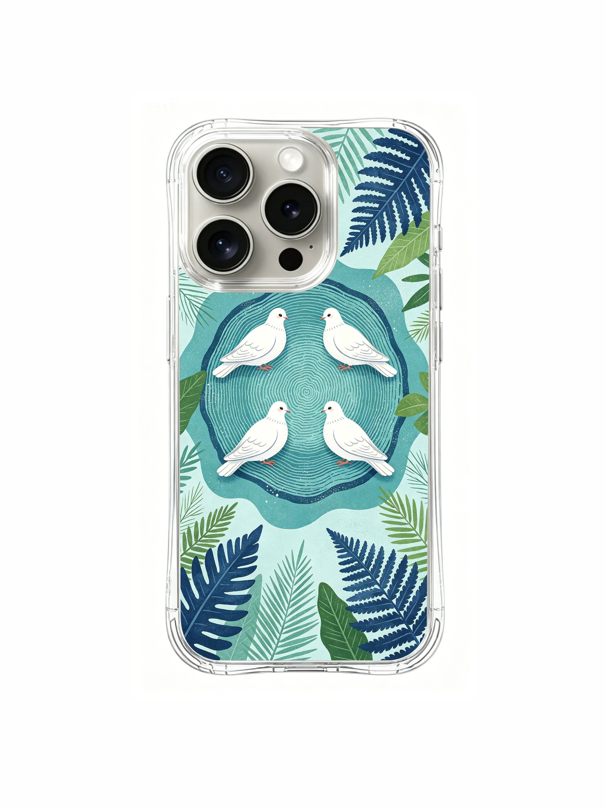 PhoneCasing iPhone 15 Pro Case tranquil spiritual sanctuary art to ease restless mood
