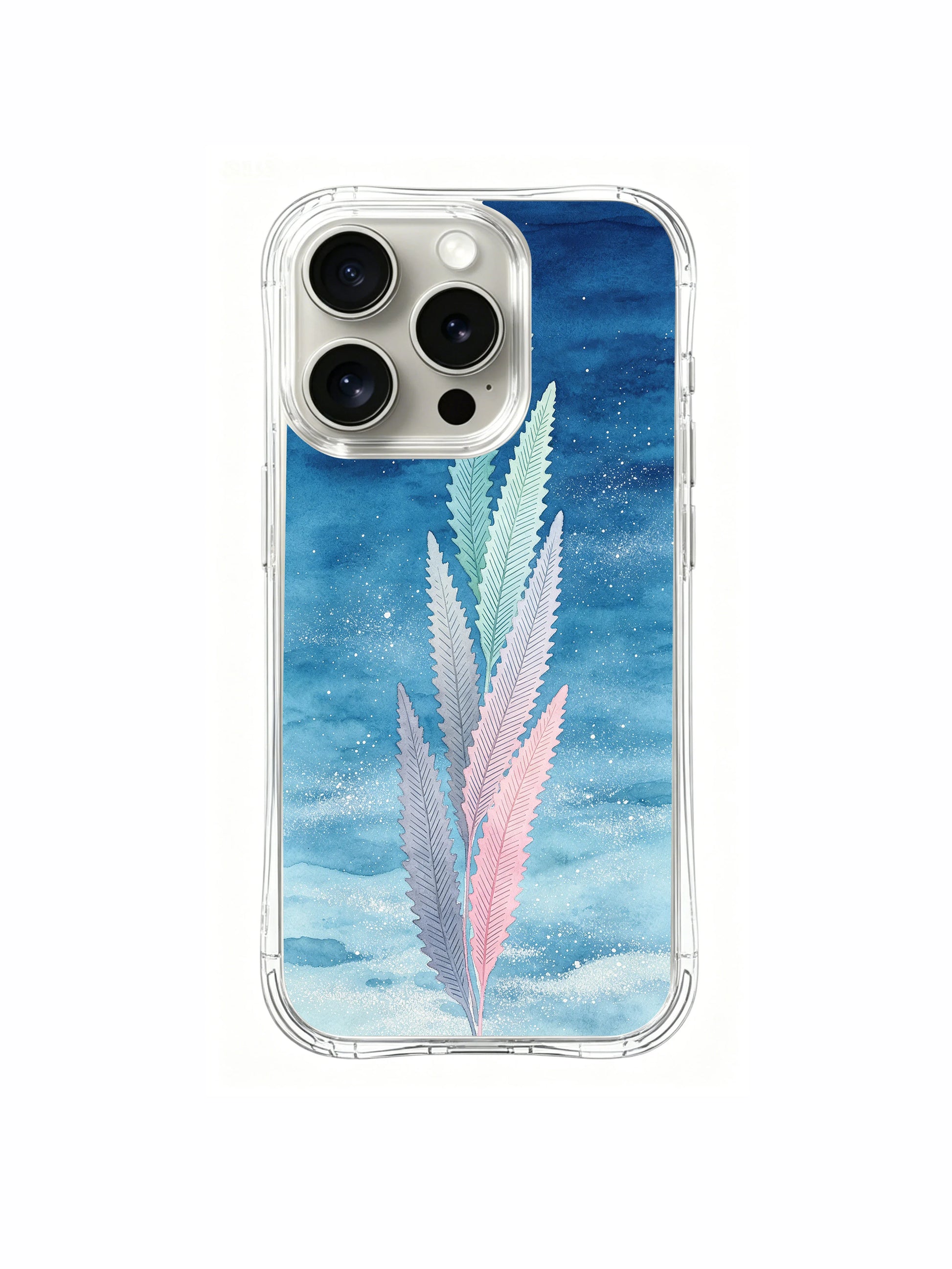 PhoneCasing iPhone 15 pro Case zen ocean kelp design, crafted to bring a sense of calm to your day.