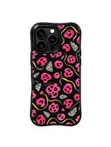 PhoneCasing iPhone 15 pro max back cover made in California, leopard rose night romantic art print, premium domestic made phone case.