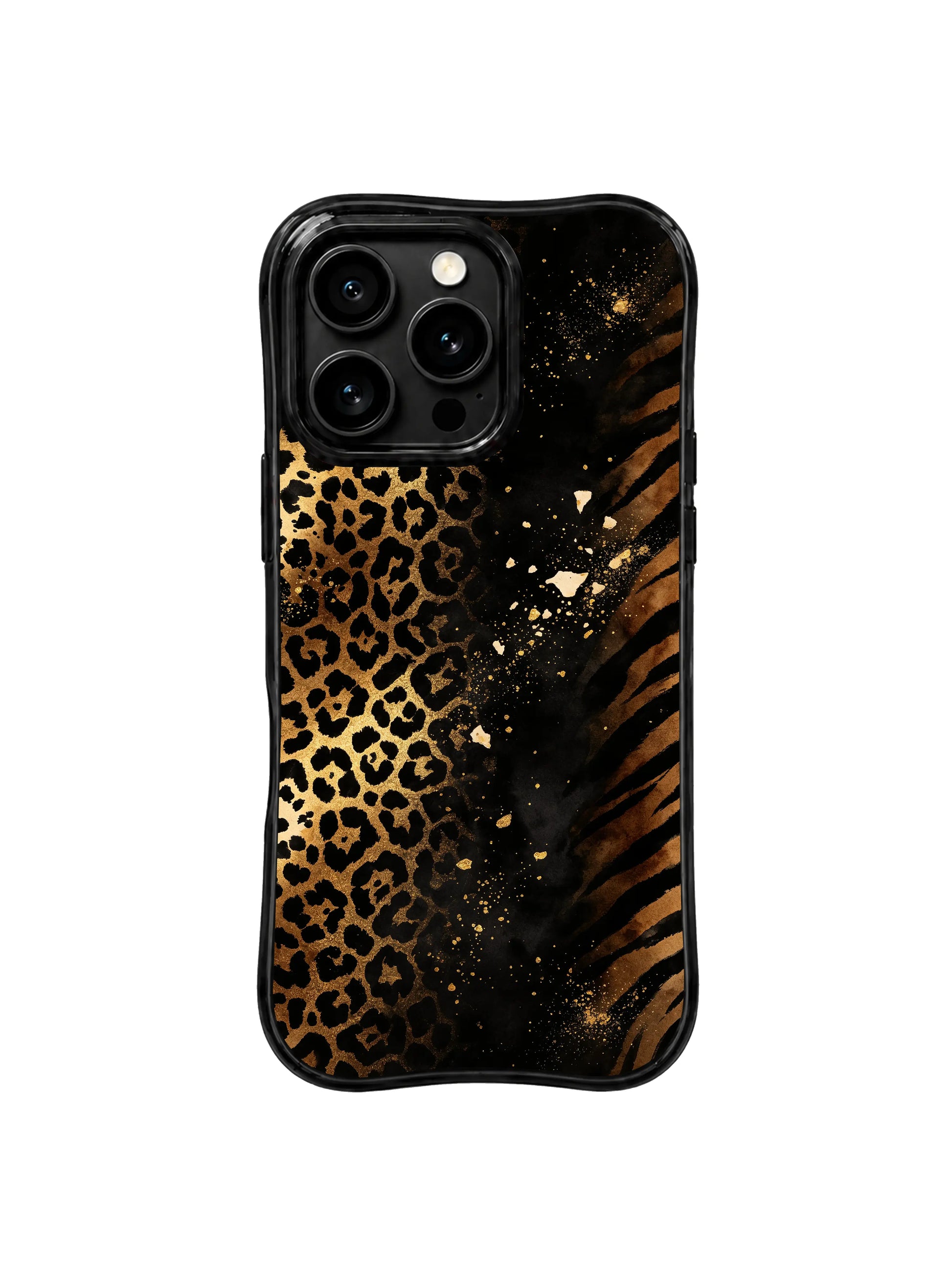 PhoneCasing iPhone 15 pro max case, Aurelia Wilden black panther velvet quiet luxury art phone cover, matte protective casing for calm confident women.