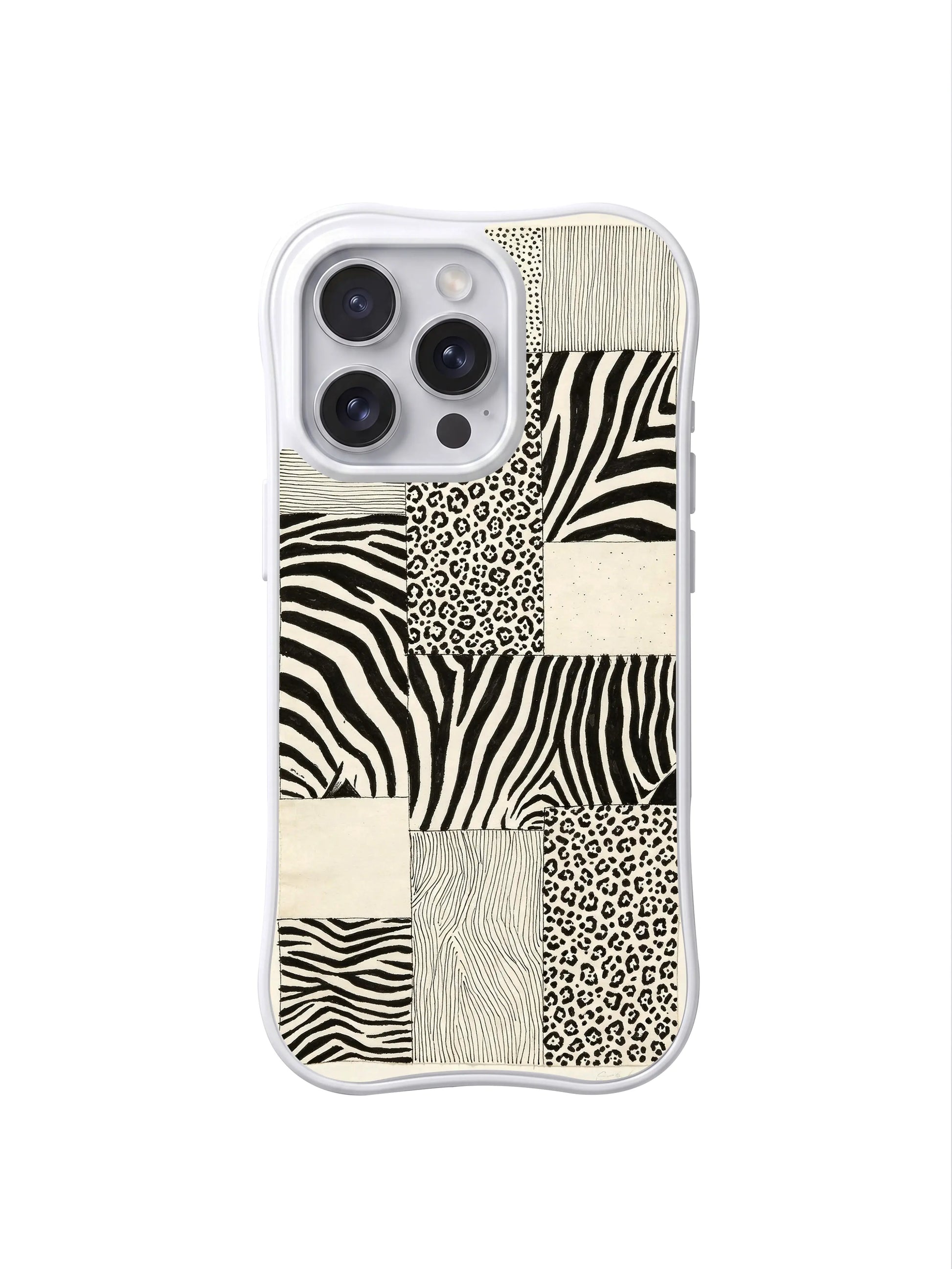 PhoneCasing iPhone 15 pro max case, Aurelia Wilden black white beast order minimalist art phone cover, sharp protective casing for focused women.