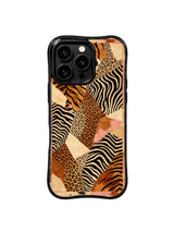 PhoneCasing iPhone 15 pro max case, Aurelia Wilden bronze tiger weave vintage western art phone cover, warm protective casing for free-spirited women.