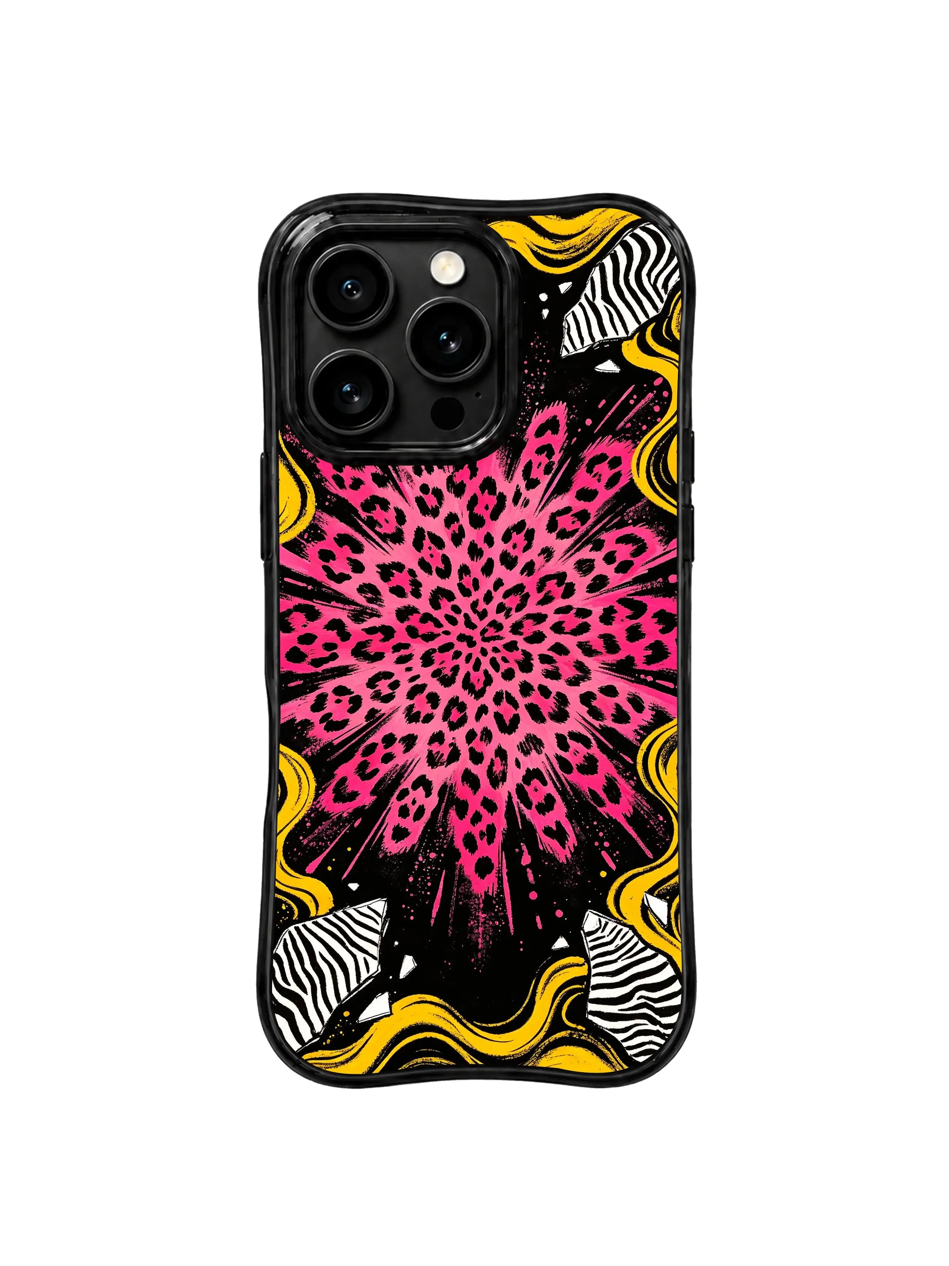 PhoneCasing iPhone 15 pro max case, Aurelia Wilden leopard rose night romantic art phone cover, fun bold protective casing for bright young women