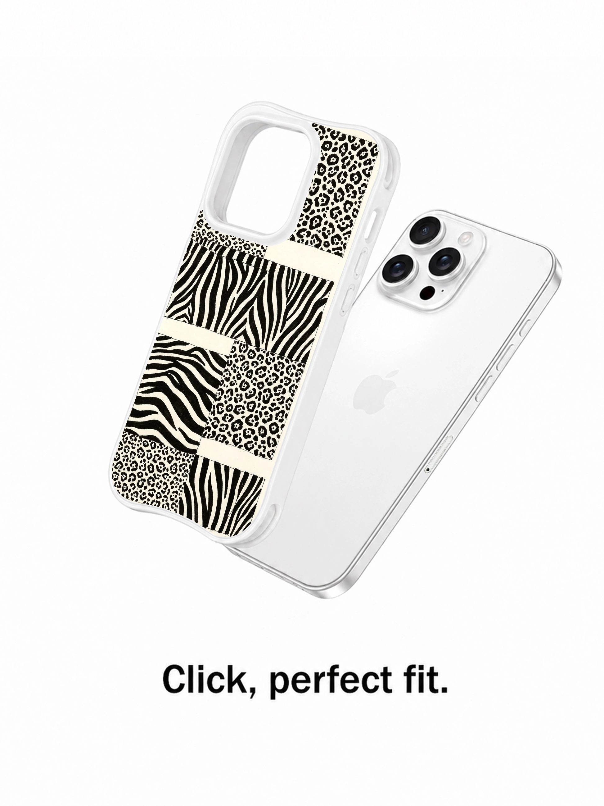 PhoneCasing iPhone 15 pro max casing with scratch-resistant matte finish and fade-proof high contrast black white print, long-lasting premium artistic phone cover.