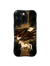 PhoneCasing iPhone 15 pro max cover in soft natural light, showing velvet-touch matte black finish and subtle hidden print, quiet luxury phone case.