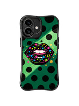 Midnight Frosting Kiss iPhone 16 Case - Aesthetic Retro PhoneCasing