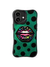 Midnight Frosting Kiss iPhone 16 Case - Aesthetic Retro PhoneCasing