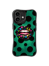 Midnight Frosting Kiss iPhone 16 Case - Aesthetic Retro PhoneCasing