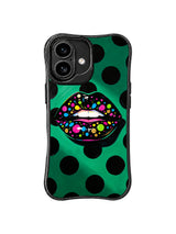 Midnight Frosting Kiss iPhone 16 Case - Aesthetic Retro PhoneCasing
