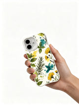 Sunlit French garden artwork on an iPhone 16 case