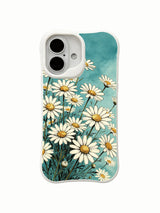 Carefree Wildflower Growth design by Mira Bloomwell on this PhoneCasing iPhone 16 Plus Case, perfect for nature lovers.