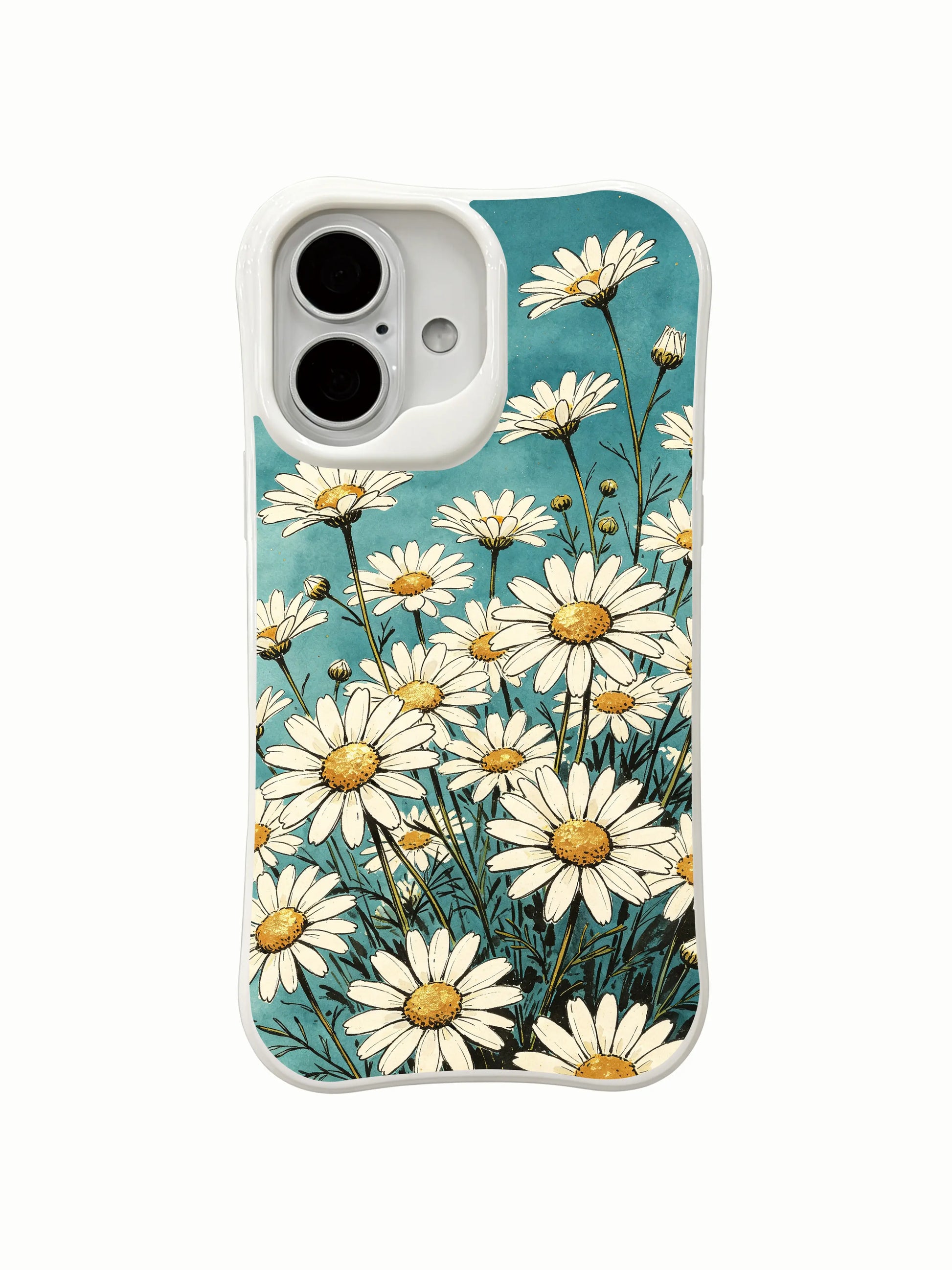 Cottagecore Natural Floral design on this PhoneCasing iPhone 16 Plus Case, a handcrafted piece inspired by wild summer meadows.