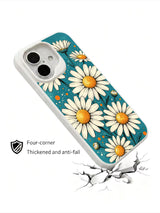 Mira Bloomwell’s Daisy Sun Vibes art on this PhoneCasing iPhone 16 Plus Case, a limited edition piece for lovers of cheerful floral themes.