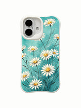 Wind-Blown Petals pattern on an iPhone 16 Pro Max case