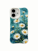 Stardust Daisies pattern on an iPhone 16 Pro Max case