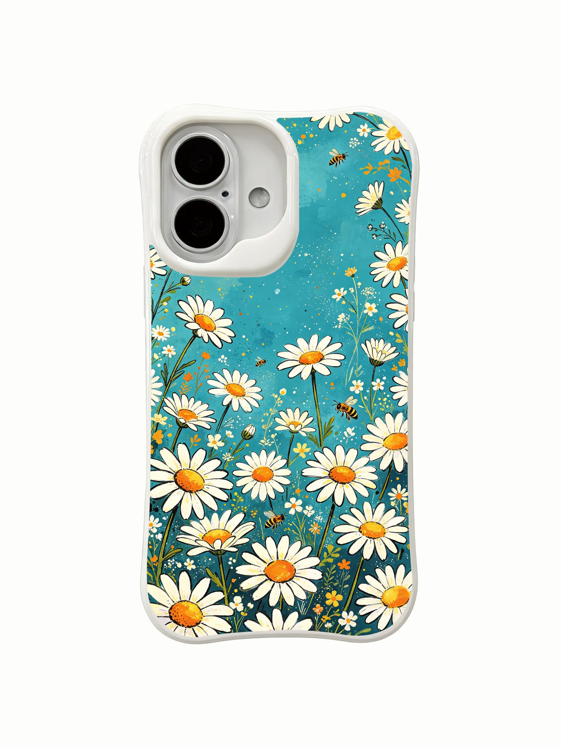 Exclusive Mira Bloomwell artist collaboration on this PhoneCasing iPhone 16 Plus Case, limited wearable art.