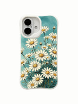 Freeform Floral Energy art by Mira Bloomwell on this PhoneCasing iPhone 16 Plus Case, with antimicrobial gloss finish.