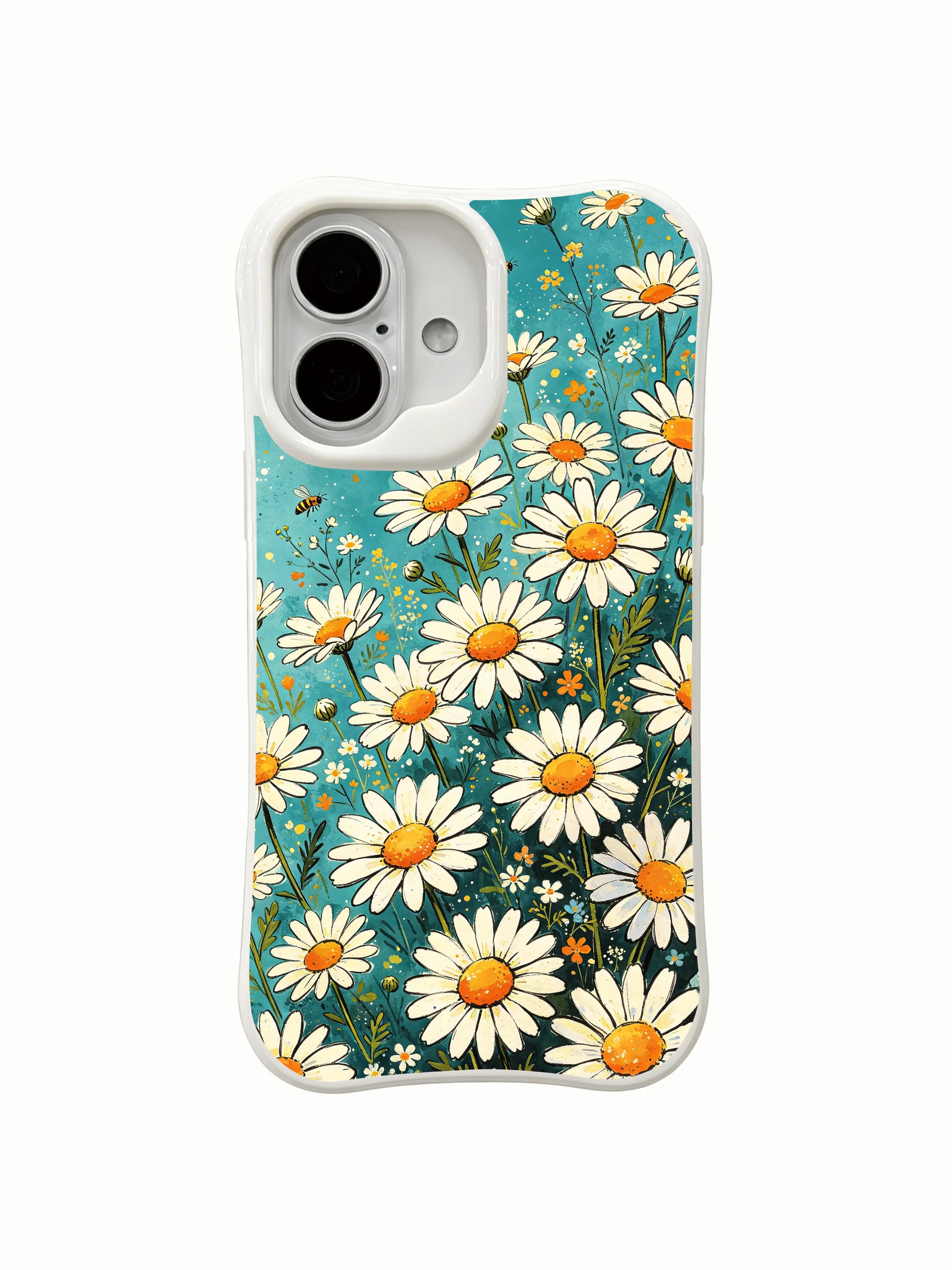 Limited edition botanical art on this PhoneCasing iPhone 16 Plus Case, exclusive Mira Bloomwell collaboration.