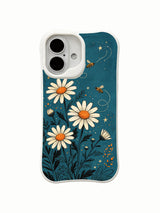 Petal and Starlight pattern on an iPhone 16 Pro Max case