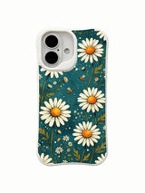 Daisy Drift pattern on an iPhone 16 Pro Max case