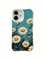 Floral Pulse pattern on an iPhone 16 Pro Max case