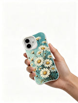 Natural Bloom Energy illustration on this PhoneCasing iPhone 16 Plus Case, bringing wild and carefree charm to your everyday carry.