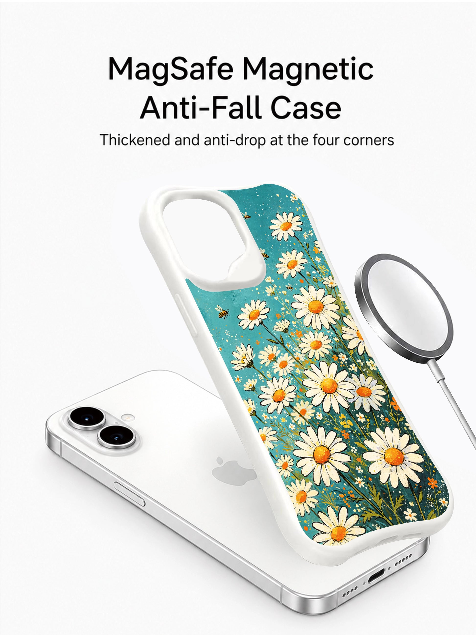 Neo Botanical Storytelling art by Mira Bloomwell on this PhoneCasing iPhone 16 Plus Case, a cottagecore floral masterpiece.