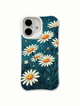 Lunar Meadow pattern on an iPhone 16 Pro Max case