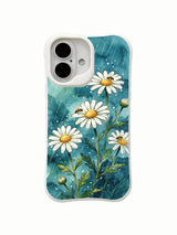 Blue Hope pattern on an iPhone 16 Pro Max case