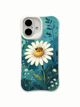 Story-driven floral art on this PhoneCasing iPhone 16 Plus Case, inspired by neo botanical storytelling.