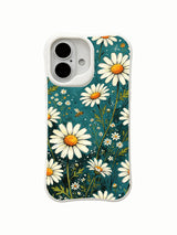 Petal Hum pattern on an iPhone 16 Pro Max case