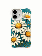 Sunlit Floral Blessing design by Mira Bloomwell on this PhoneCasing iPhone 16 Plus Case, a limited edition art piece.