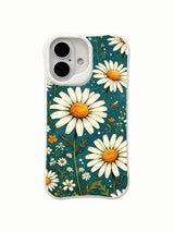 Garden Pulse pattern on an iPhone 16 Pro Max case