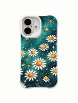 Whimsical Night Blooms art by Mira Bloomwell on this PhoneCasing iPhone 16 Plus Case, bringing magical charm to your device.