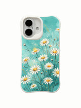 Salt-Kissed Petals pattern on an iPhone 16 Pro Max case