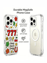 777 Happy Chance görseli galeri görünümü 3 içeren iPhone 16 Pro Max kılıfı