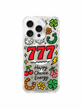 Radiant Luck pattern içeren iPhone 16 Pro Max kılıfı