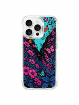  PhoneCasing moody butterfly bloom art on an iPhone 16 Pro Max Case, a mysterious and beautiful piece for those who love dark, whimsical aesthetics