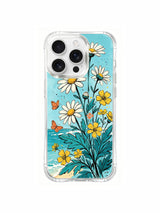 PhoneCasing ocean breeze garden illustration on an iPhone 16 Pro Max Case, a peaceful, uplifting piece inspired by the seaside.