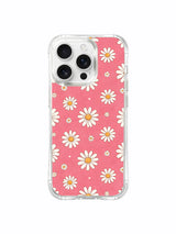 PhoneCasing iPhone 16 Pro Max Case featuring the playful pink daisy aesthetic by Daisy Vale, a cheerful floral print that brings girlish charm to your device.