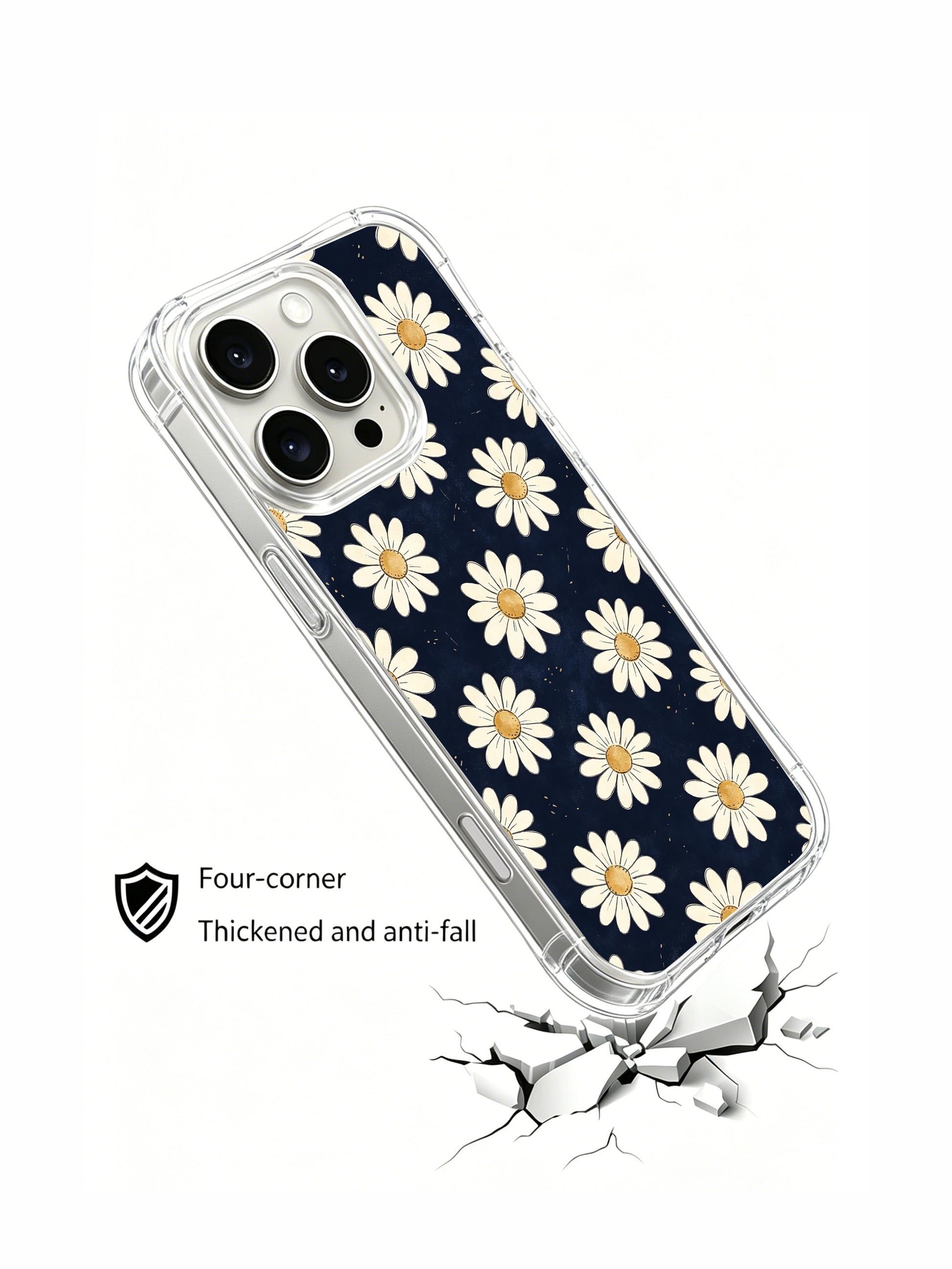 PhoneCasing iPhone 16 Pro Max Case with the quiet, cozy-inspired daisy design, part of Daisy Vale’s Slow Living collection for a calm, uplifting vibe.