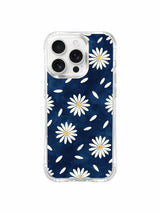 PhoneCasing iPhone 16 Pro Max Case with the serene indigo ocean daisy pattern, part of Daisy Vale’s Deep Ocean series for a relaxed, breezy coastal vibe.