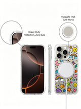 Cosmic Happy Signs görseli galeri görünümü 6 içeren iPhone 16 Pro Max kılıfı