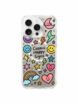 Lightning Grin pattern içeren iPhone 16 Pro Max kılıfı
