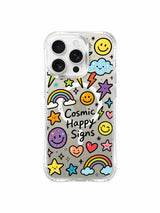 Neon Cosmos pattern içeren iPhone 16 Pro Max kılıfı