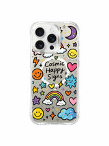 Doodle Galaxy pattern içeren iPhone 16 Pro Max kılıfı