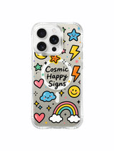 Rainbow Spark pattern içeren iPhone 16 Pro Max kılıfı