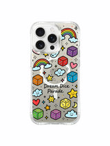 Roll with Joy pattern içeren iPhone 16 Pro Max kılıfı