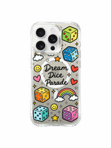 Neon Fortune pattern içeren iPhone 16 Pro Max kılıfı