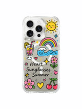 Candy Sun pattern on an iPhone 16 Pro Max case